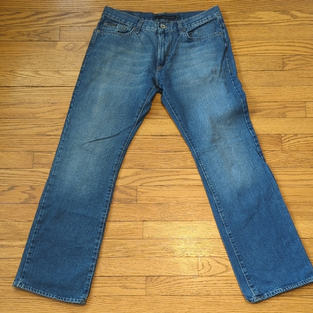 Calvin Klein Blue Bootcut Jeans Classic Style